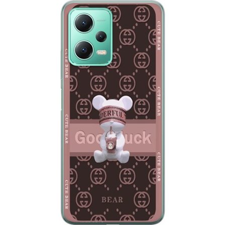 Kompatibelt Mobilskal till Xiaomi Xiaomi Redmi Note 12 Lycka till Bear