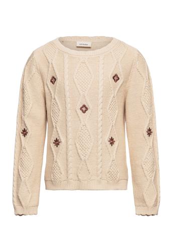 Nmftila Ls Knit Lil Beige Lil'Atelier