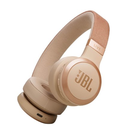 JBL - Hodetelefoner on & over-ear JBLLIVE670NCSAT Sand