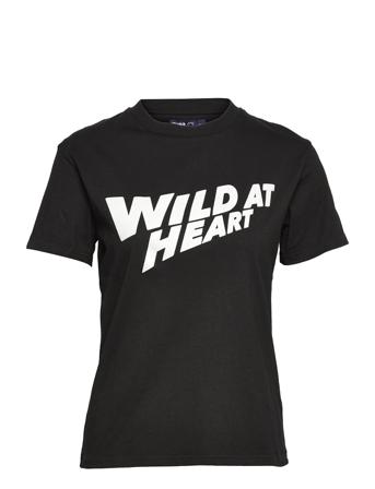 W. Wild Heart Tee Black Svea
