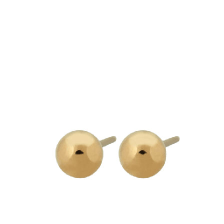 Edblad Plain Studs M Gold Smycken & klockor Dam Guld ONESIZE