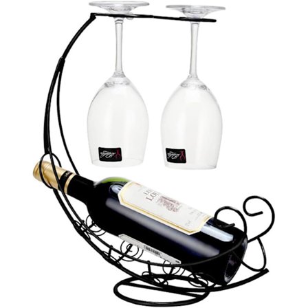 Vinställ i metall - Vinställ för bordsskiva - Vertikalt vinställ för vinglas