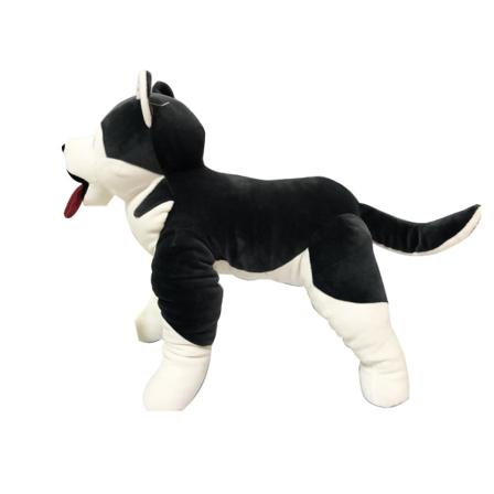 Plys dukke husky legetøjsdukke 50cm