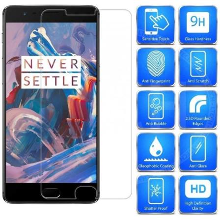 OnePlus 3 / 3T | Herdet glass 0,26 mm 2,5D 9H Transparent