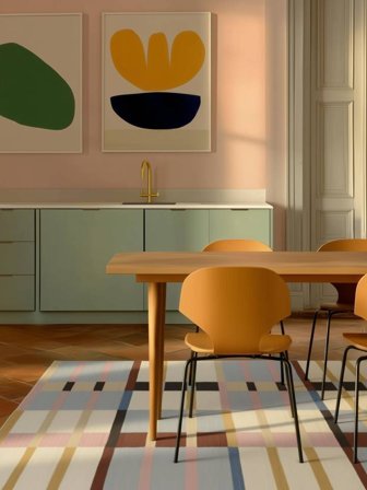 Stria 200X300 Flerfärgad Matta