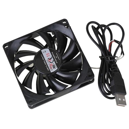 Sort 5v 8015 Usb Datamaskin/pc/cpu Stille Kjølevifte Kabinettvifte 80x80x15mm