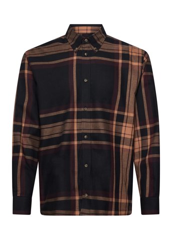 Theory Shirt Brown Makia