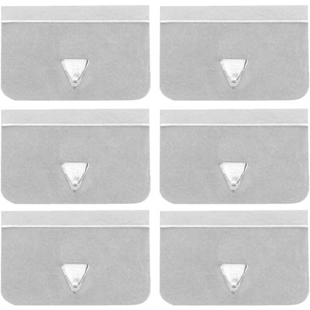 Vindavviser klips, festeklips, universelle bilvind- og regnavviser kanal rustfritt stål festeklips sett (6 stk)