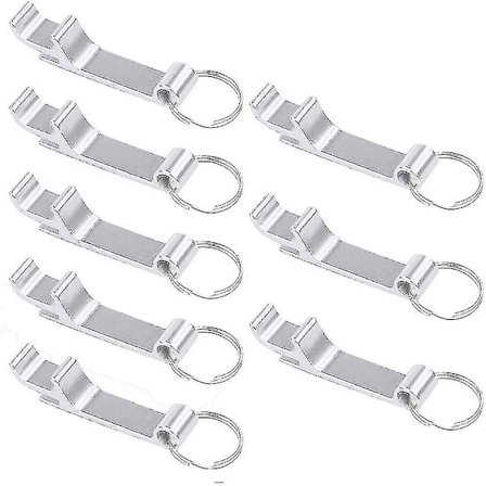Dww-8stk Ølflaskeåpner, Metall Flaskeåpner Nøkkelring Flaskeåpner Korktrekker Ølboks