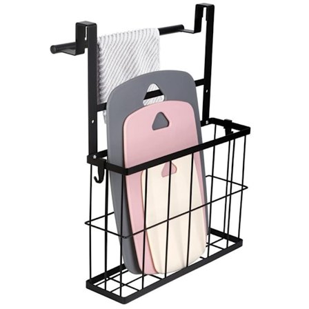 Musta 34 * 9,2 * 46 cm, kaappikori pyyhetelineellä, matta keittiö