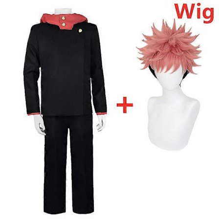 Anime Jujutsu Kaisen Itadori Yuji Top Bukser Sæt Uniform
