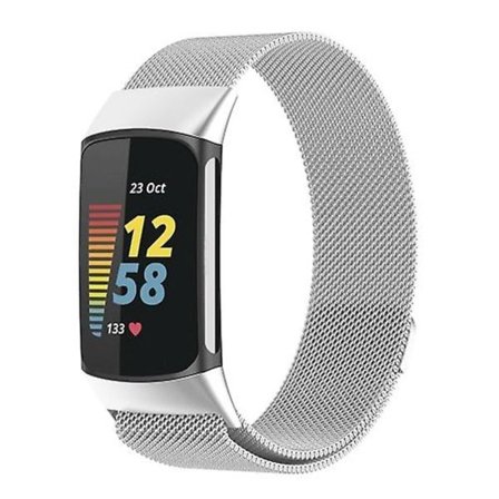 Milano Magnetic Metal Watch Band för Fitbit Charge 5