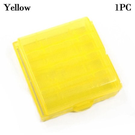 Batterikasse 4 AA AAA GUL 1 STK 1 STK