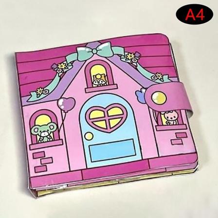 Stillebok Sanrio Doudou Bok Edukasjonell Hjemmelaget Kuromi Bok Melody Stillebok (FMY) Multicolor A4