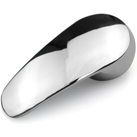 Vannkranhåndtak i sinklegering, 40 mm erstatningshåndtak for kran, enkelt håndtak med varm og kald fargeknapp