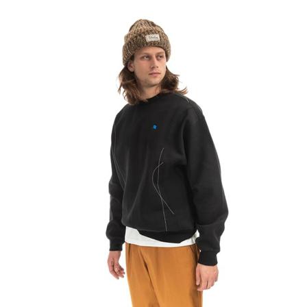 Ader Error, Bluza męska Ader Error Sweatshirt Blafwsw 03Bk A3 (L-Xl) Czarny, Mężczyzna, Rozmiar: L