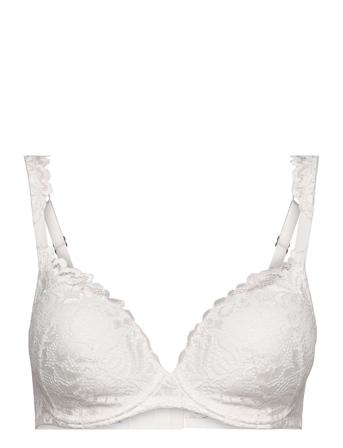 Padded_Bra___Heart_Shape Lingerie Bras & Tops Push Up Bras Hvit Marie Jo