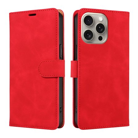 Mobiltelefon läderfodral anti-stöld borste för iPhone