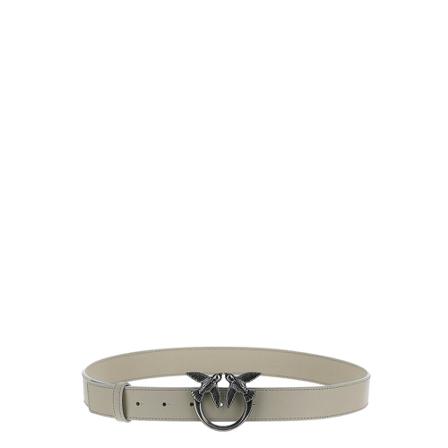 Pinko Love Birds Riem , Beige , Dames , Maat: XS Riemen