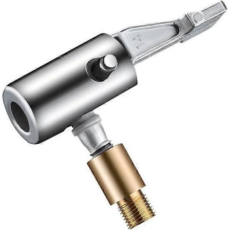 Dekk-inflator for bil, luftpumpe, luftchuck-dekkventiltilkobling, adapter, bilventil, spakpluggtype 2