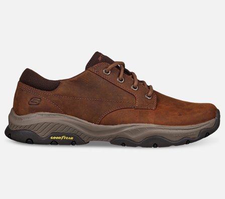 Skechers, Relaxed Fit: Craster - Fenzo, 39,5, Brun, Herre