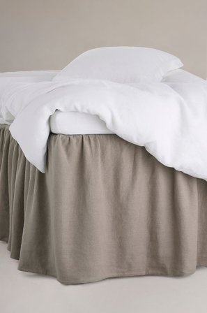 Staycation - Sengekappe Calm i hør og bomuld, højde 60 cm - Natur - Sengekapper - 90X200 - Fra Homeroom