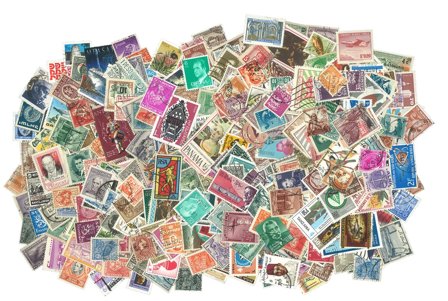 Hele verden - 2380 forskellige stemplede frimærker