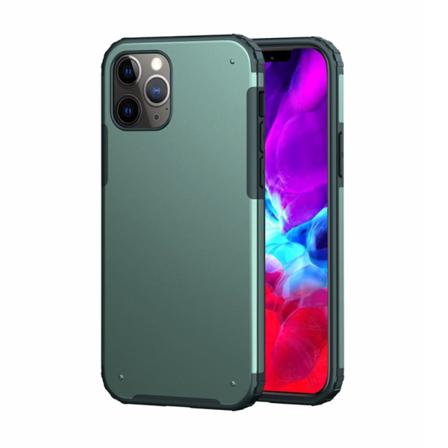 Iphone 12 / 12 Pro - Shockproof Matt Skal - Grön Green Grön
