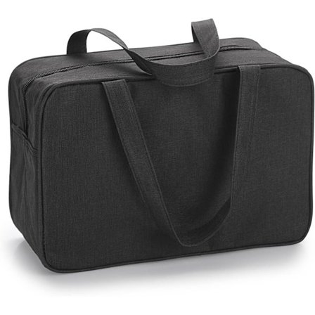 Stor Vanntett Toalettmappe for Kvinner, Full Størrelse Vaskepose, Svømme- og Treningsbag for Toalettsaker og Tilbehør (Svart)