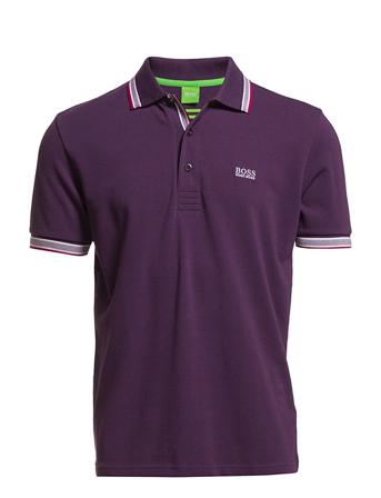 Paddy Polos Short-sleeved Lila BOSS