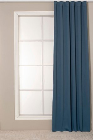 Hasta - Mörkläggande gardin Dokie - Blå - Mörkläggningsgardiner - 250 - Från Homeroom