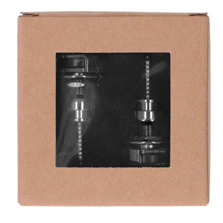 Gitarremstropplåsesett Endeknapp Pin Akustisk Elektrisk Gitar Bass Erstatningstilbehør Svart