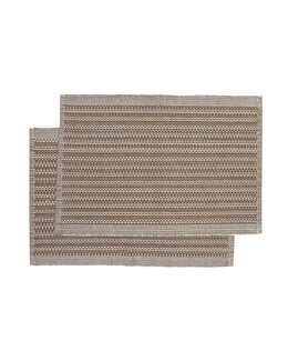 Bordstablett Gerda återvunnen 2-pack Brun - Påsk - Recycled by Wille