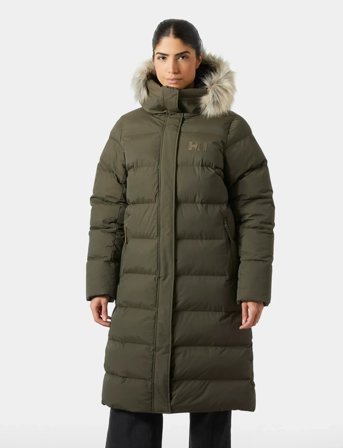 Helly Hansen W Aria Long Parka - Khaki green - S