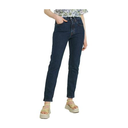 Levi's 501 cropped jeans , Blauw , Dames , Maat: W23 L28