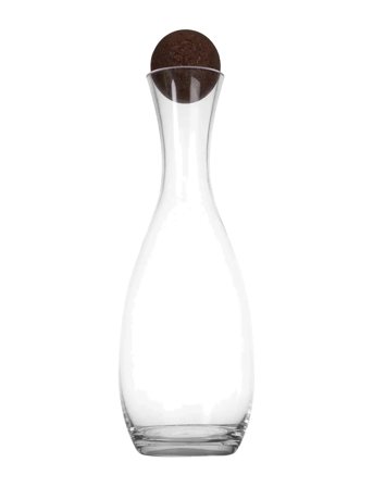Sagaform Nature Carafe With Cork Stopper - Nude - ONE SIZE x 11.5