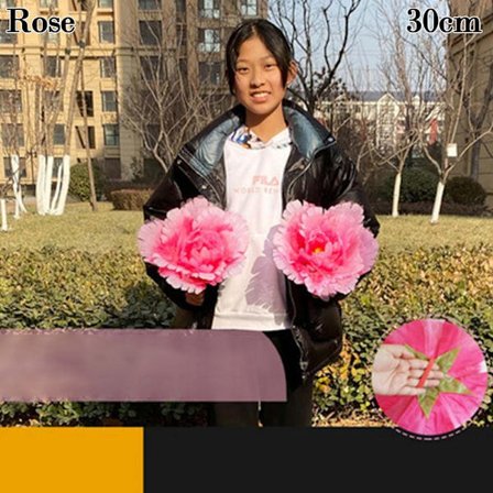 30/40/50cm Pioni tekokukat ROSE 30cm