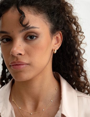 Syster P Pam Hoops Gold - Gold - ONE SIZE