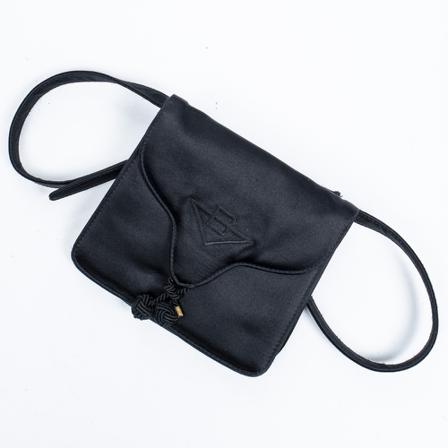 Bottega Veneta Vintage Pre-owned Braided Tassle Front Flap WaistTas , Zwart , Dames , Maat: ONE Size Vintage Tassen