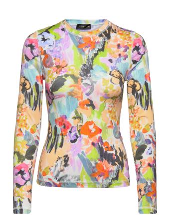 Juno, 1483 Stocking Jersey Langærmet T-shirt Multi/mønstret STINE GOYA