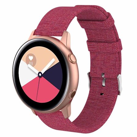 Samsung Galaxy Watch Active klockarmband med metallspänne - Ros