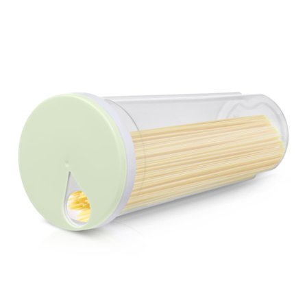 Plastik Spaghettibeholder Noodle Pasta Opbevaringsglas med Låsende Låg Klar Tør Fødevarebeholder Kanister Korn