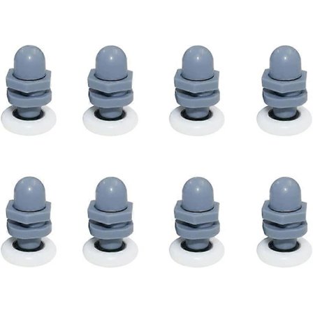 Duschkabin Reservdelar 12 Delar Rulle för Duschdörrar Hjul Duschdörr 20 mm