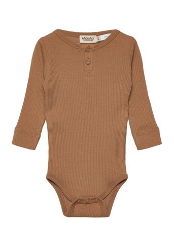 Body Ls Bodies Long-sleeved Brun MarMar Cph
