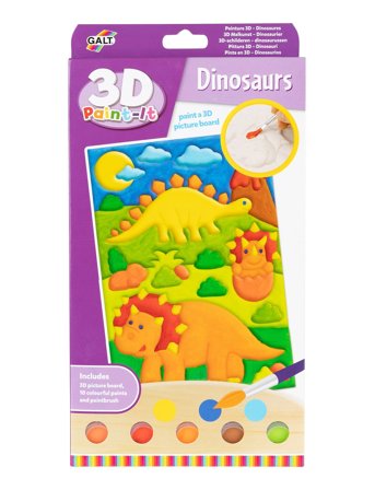 Galt | 3D Paint-It Dinosaurs | ONE SIZE