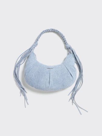 Holzweiler Cocoon Denim Small Bag - Light Blue Mix - Women's - One size