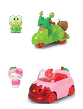 Hello Kitty Apple + Keroppi Coconut Toys Playsets & Action Figures Movies & Fairy Tale Characters Multi/mønstret Simba Toys