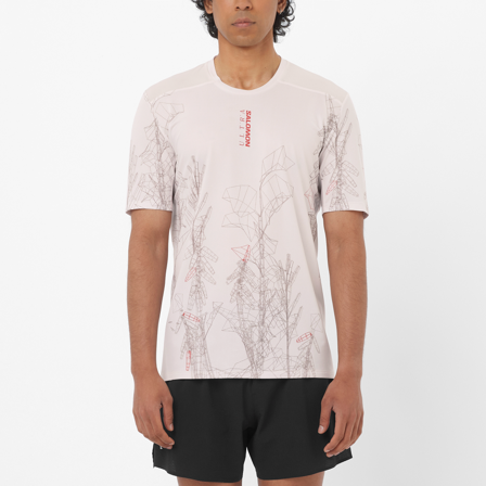 Salomon - T-Shirts Bekleidung S/lab Ultra Tee Aop M