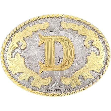 Western Belte Spenne Initialer ABCDEFG til Y-Cowboy Rodeo Gull Stor Belte Spenne for Menn og Kvinner