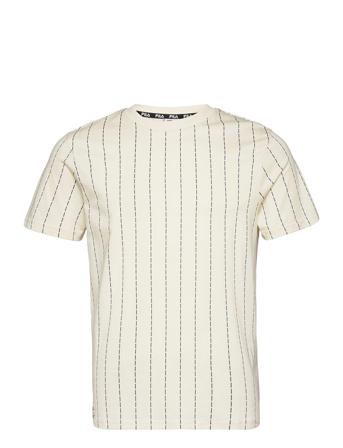 Tanum Aop Pinstripe Tee T-shirts Short-sleeved Monivärinen/Kuvioitu FILA